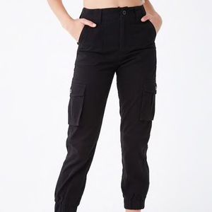 Black cargo pants